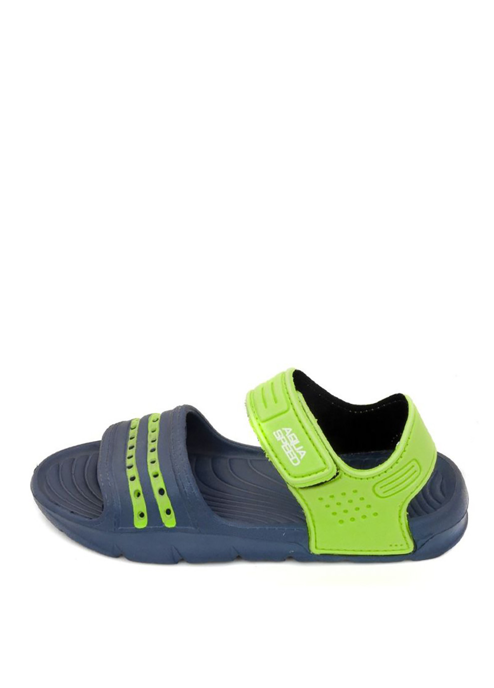 Синие спортивные сандали noli 6951 темно-синий, зеленый Aqua Speed