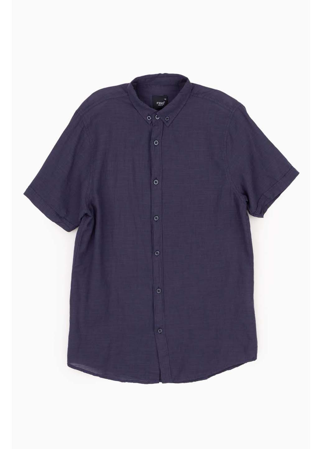 Темно-синяя кэжуал рубашка Figo