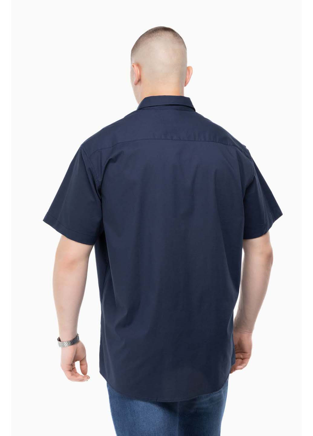 Темно-синяя кэжуал рубашка Redpolo