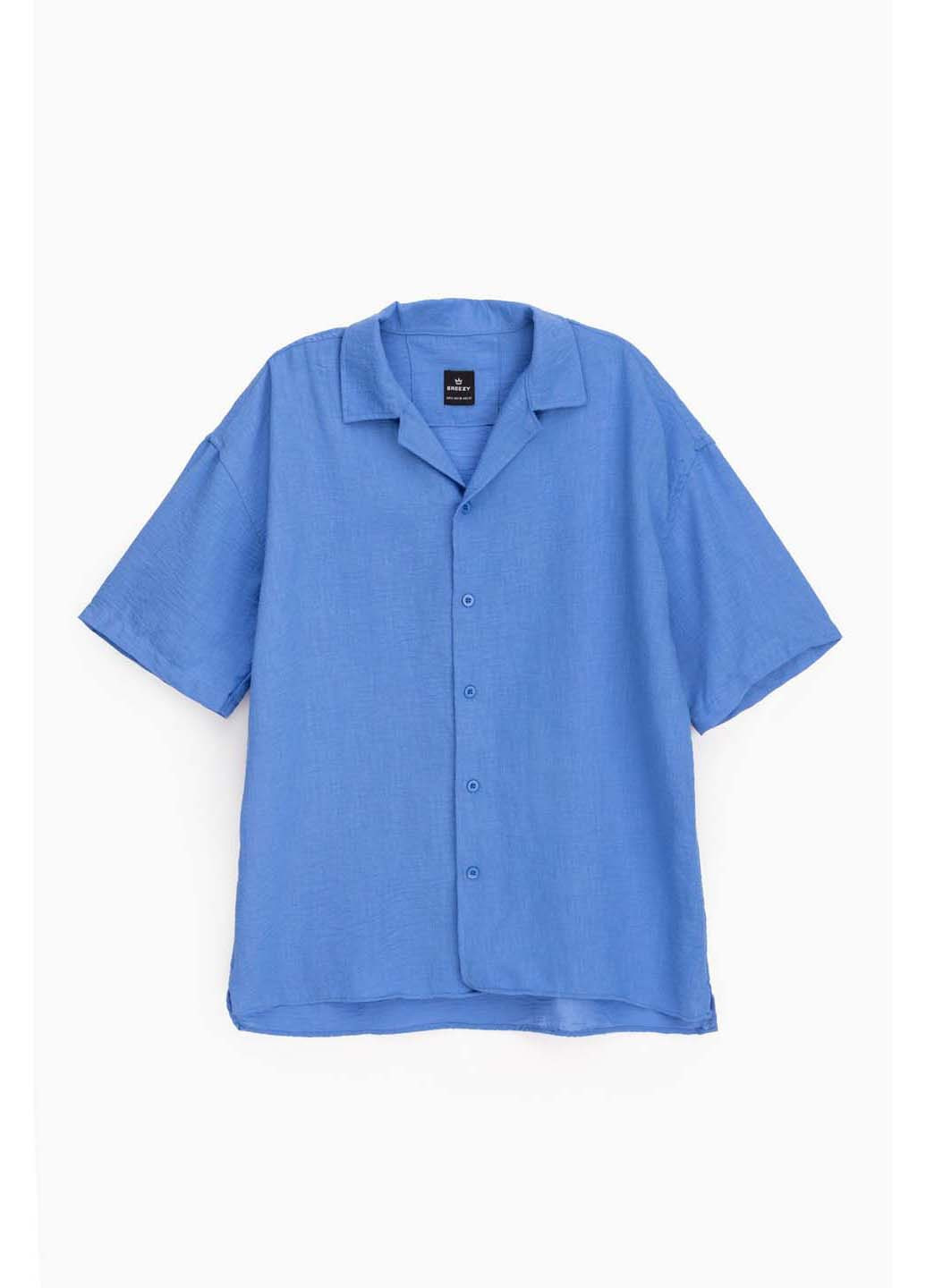 Синяя кэжуал рубашка Breezy