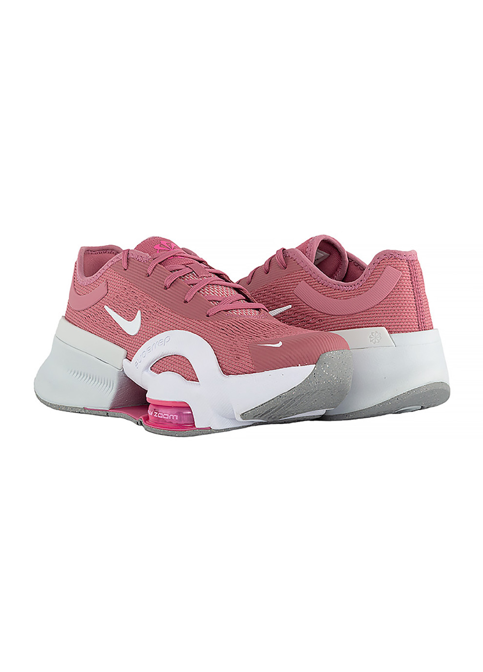 Розовые демисезонные женские кроссовки w zoom superrep 4 nn розовый Nike