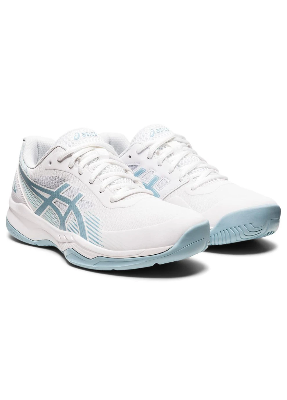 Кроссовки женские Gel-game 8 clay white/green Asics зелёные демисезоны (260795707)
