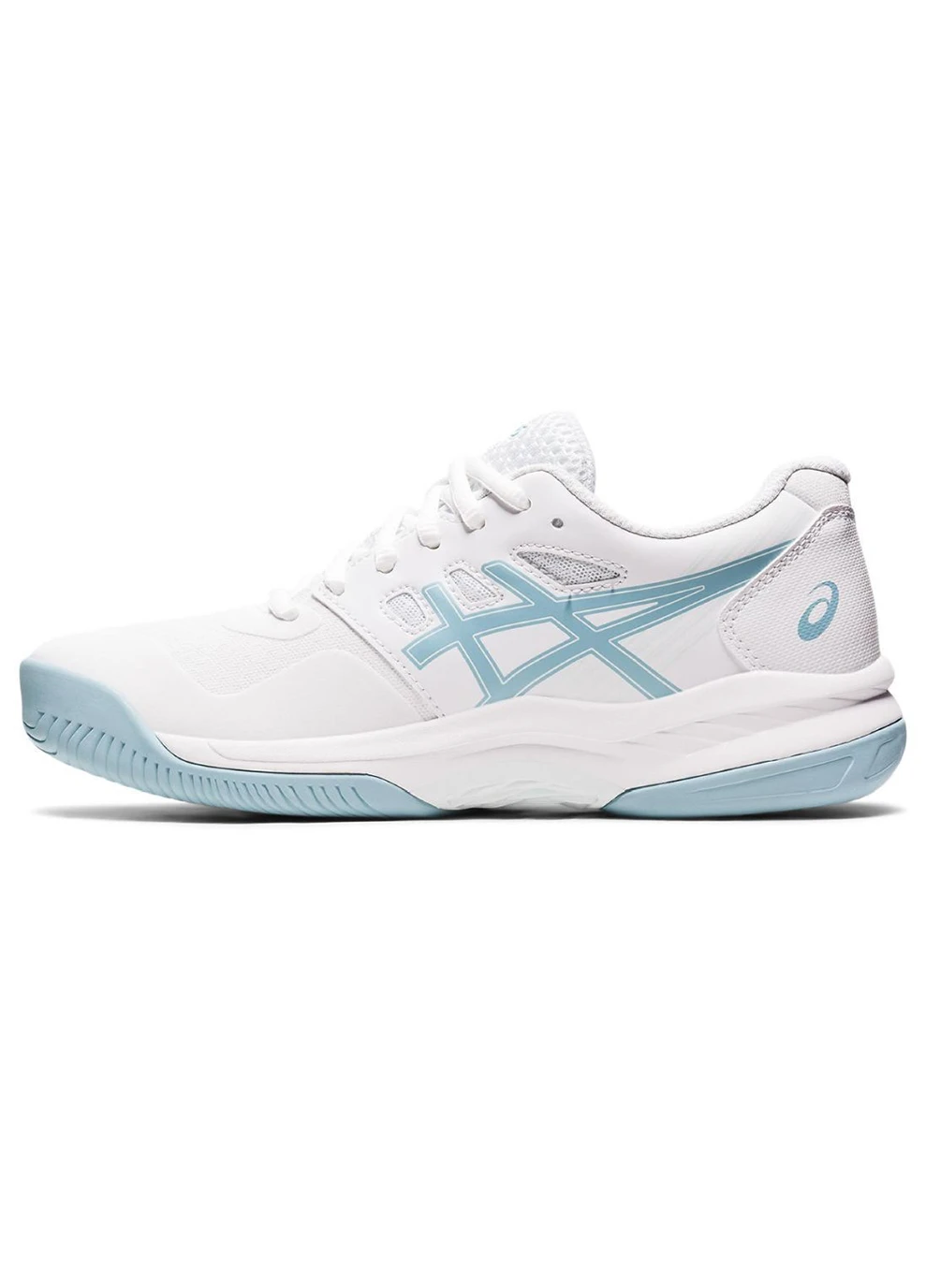Кроссовки женские Gel-game 8 clay white/green Asics зелёные демисезоны (260795707)