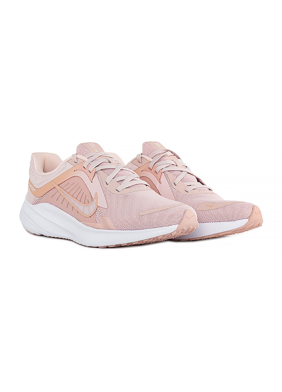 Розовые демисезонные женские кроссовки wmns quest 5 розовый Nike