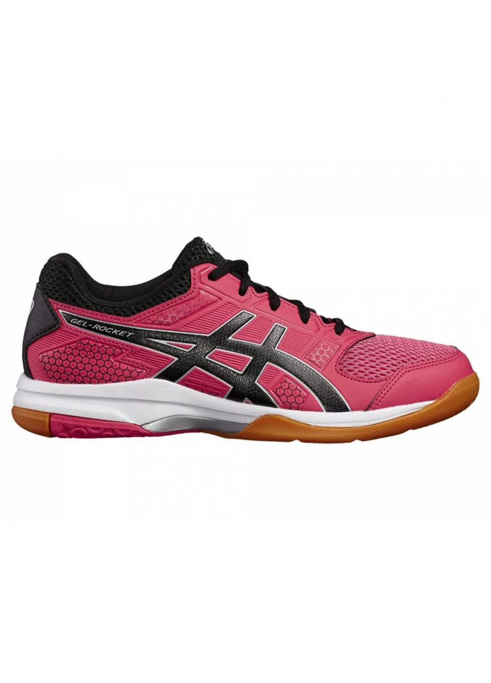 Женские кроссовки для сквоша Gel-rocket 8 pink/black Asics розовые демисезоны (260794263)