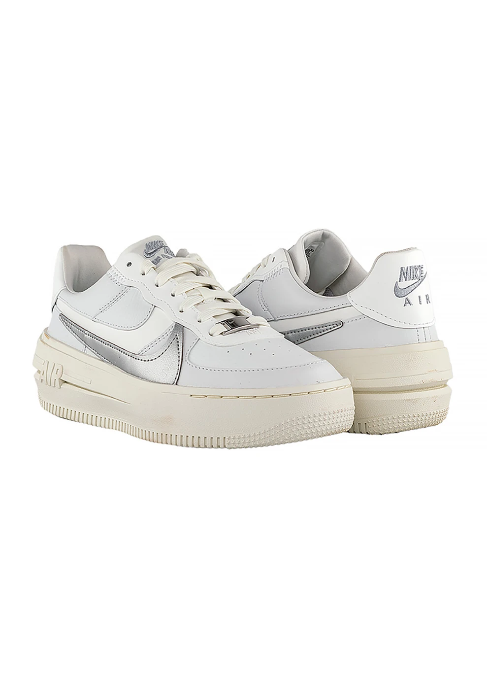 Женские Кроссовки W AF1 PLT.AF.ORM Белый Nike белые демисезоны (260795009)