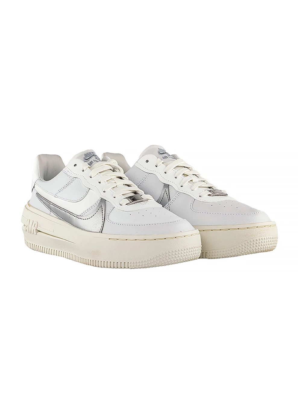 Женские Кроссовки W AF1 PLT.AF.ORM Белый Nike белые демисезоны (260795009)