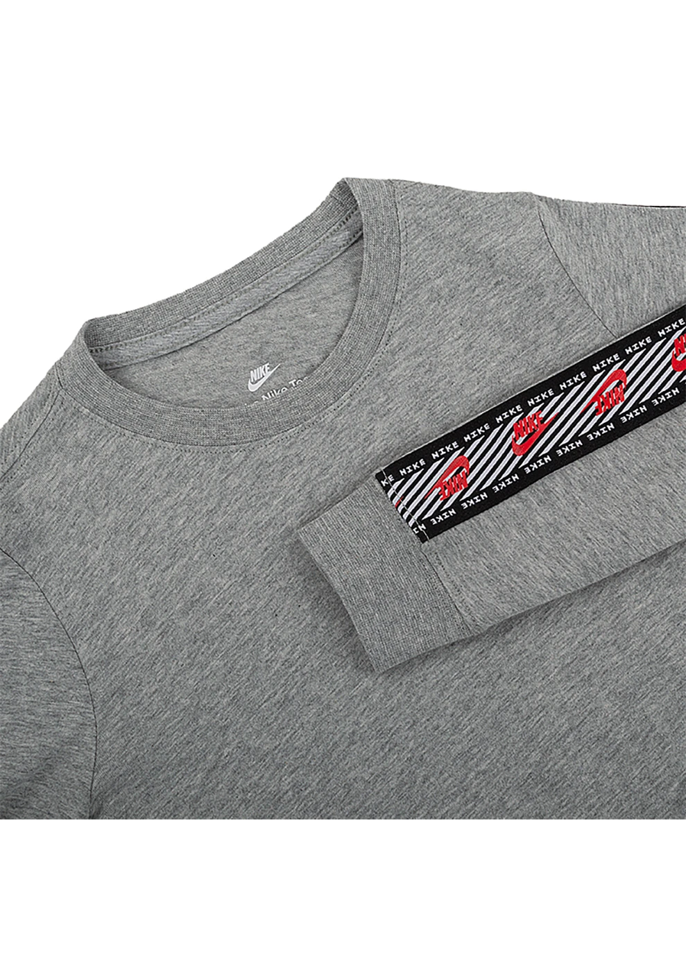 Дитяча Кофта U NW LS TEE TAPE Сірий Nike (260794579)