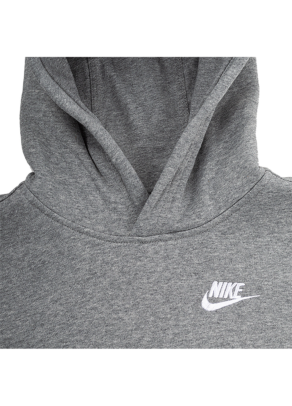 Дитяча Кофта B NSW CLUB PO HOODIE Сірий Nike (260793583)