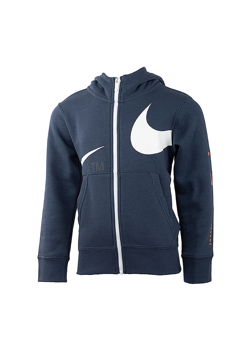 Дитяча Кофта B NW SWOOSH FLC FZ Синій Nike (260795932)