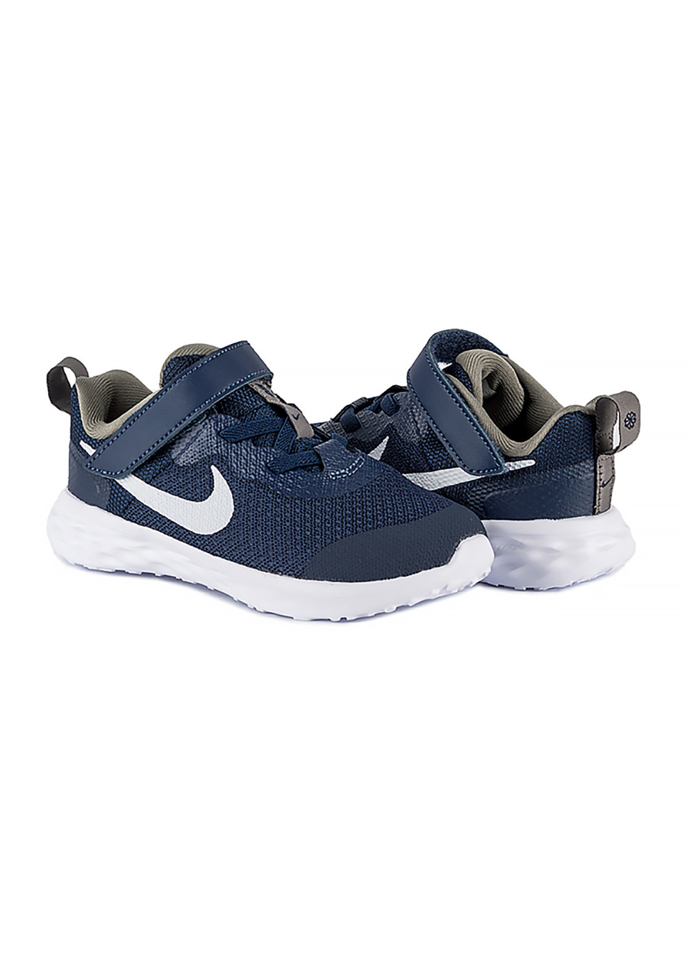 Синие демисезонные детские кроссовки revolution 6 nn (tdv) синий синий Nike
