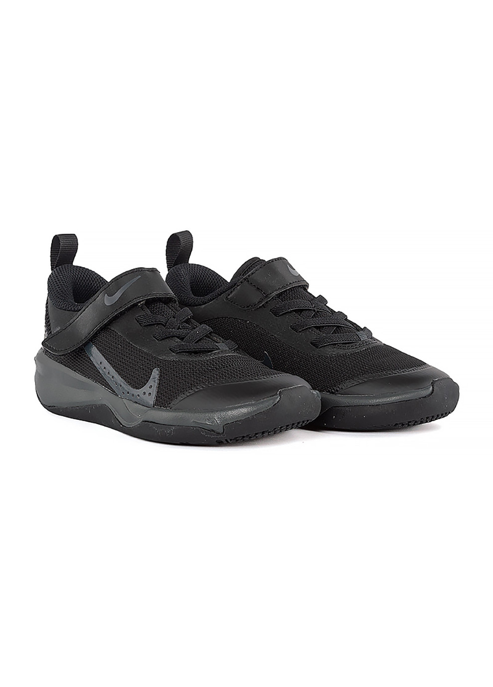 Черные демисезонные детские кроссовки omni multi-court (ps) черный Nike