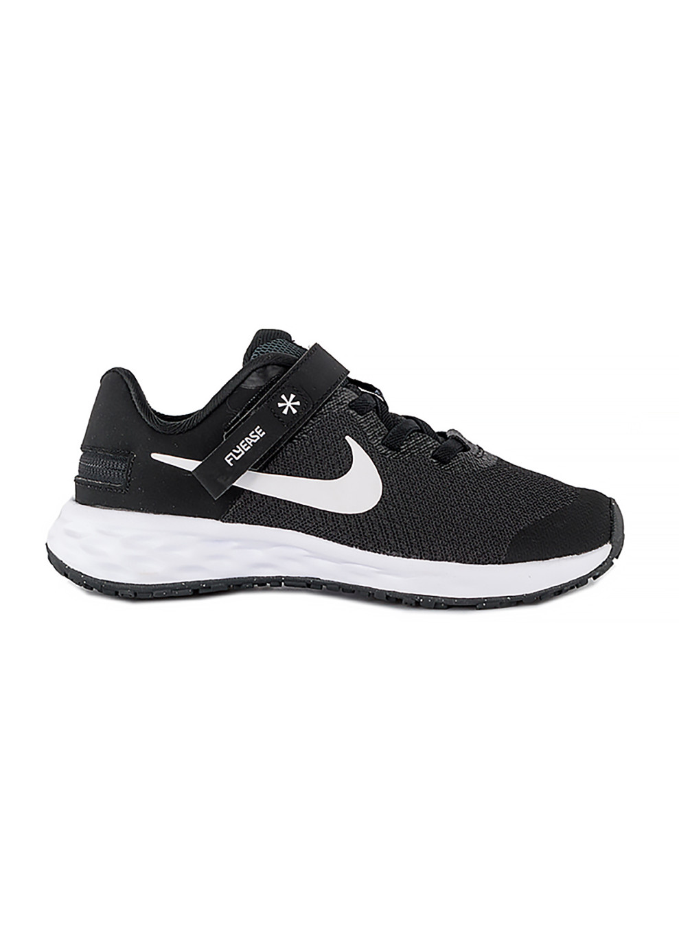 Чорні Осінні дитячі кросівки revolution 6 flyease nn (ps) чорний Nike