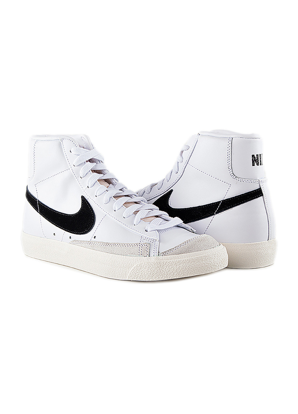 Белые демисезонные мужские кроссовки blazer mid '77 vintage белый Nike