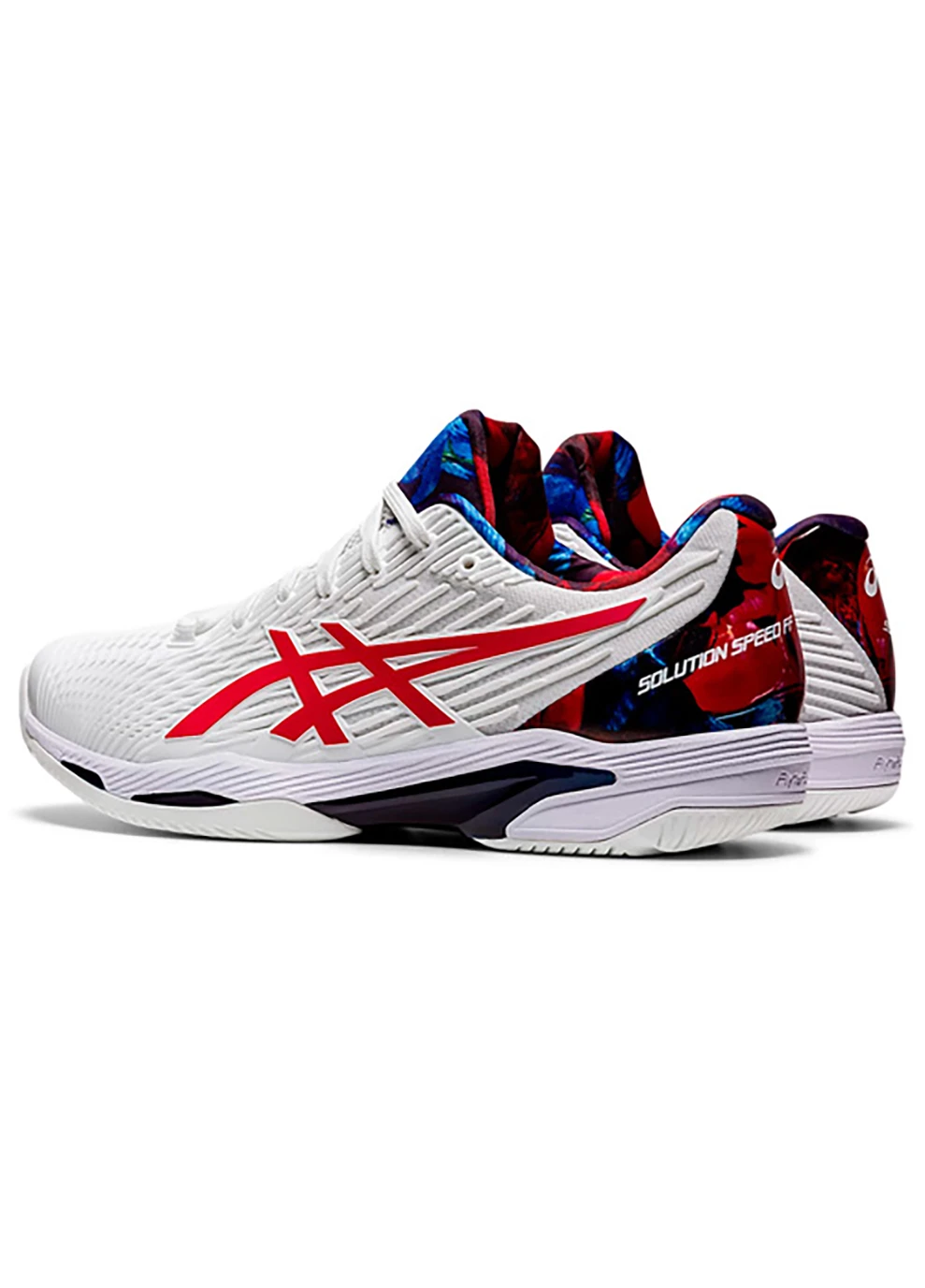 Белые демисезонные кроссовки мужские solution speed ff 2 le white Asics