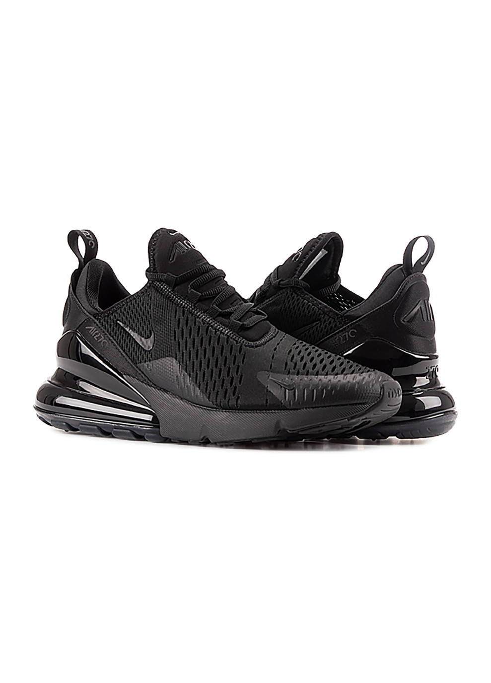 Черные демисезонные мужские кроссовки air max 270 черный Nike