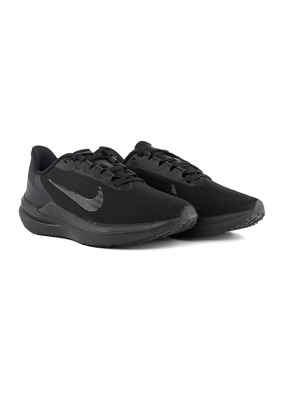 Черные демисезонные мужские кроссовки air winflo 9 черный Nike