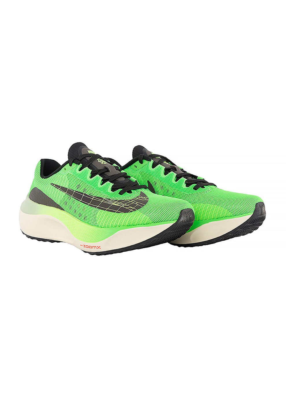 Сірі Осінні чоловічі кросівки zoom fly 5 салатовий Nike