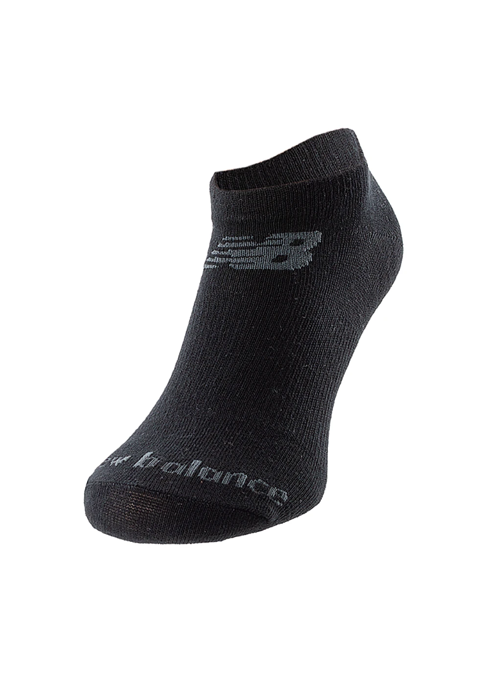 Білі чоловічі шкарпетки prf cotton flat knit no show 3 pair білий New Balance логотипи (260794156)
