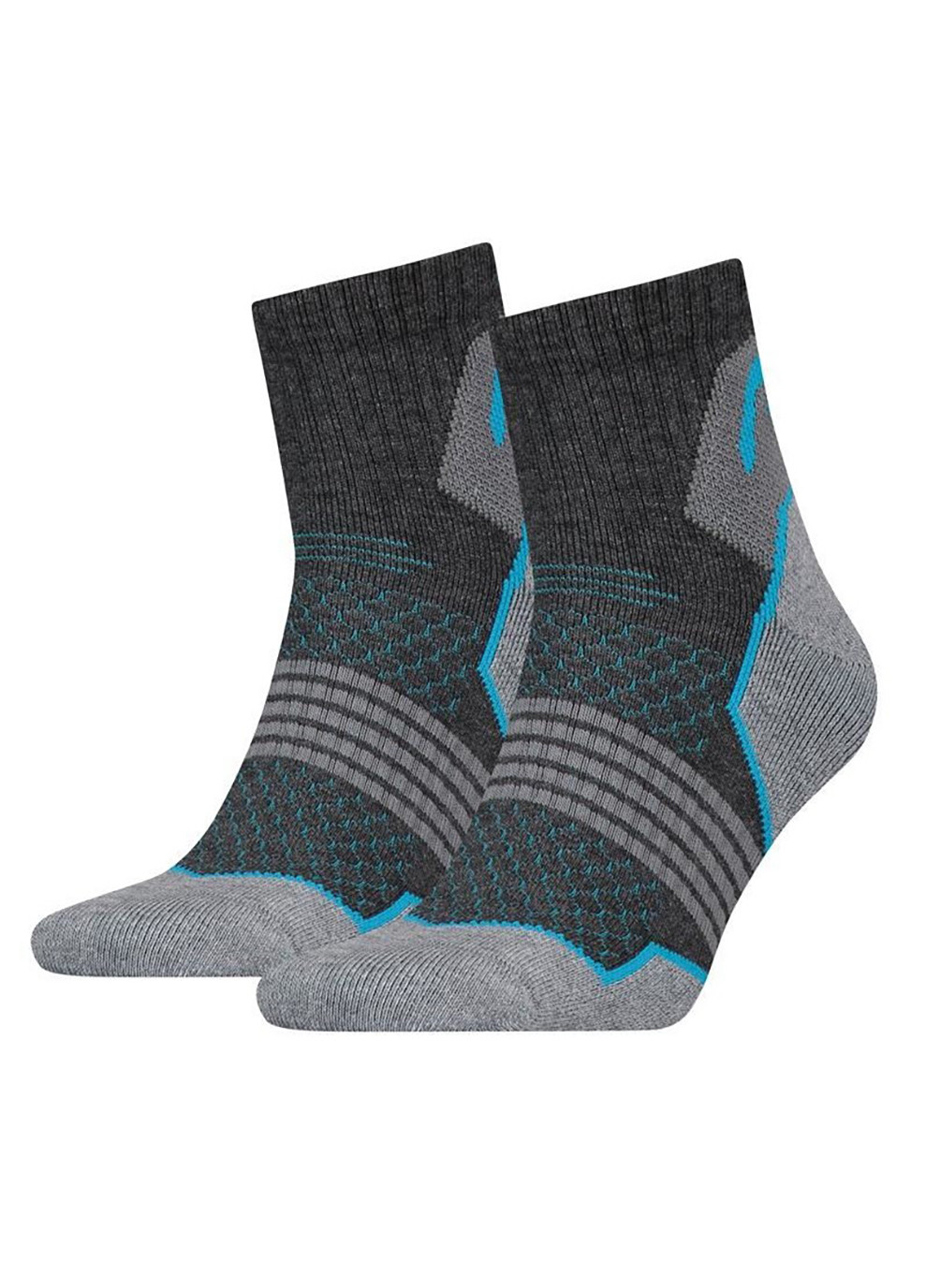 Шкарпетки HIKING QUARTER 2P UNISEX Синій; Сірий Head (260795218)