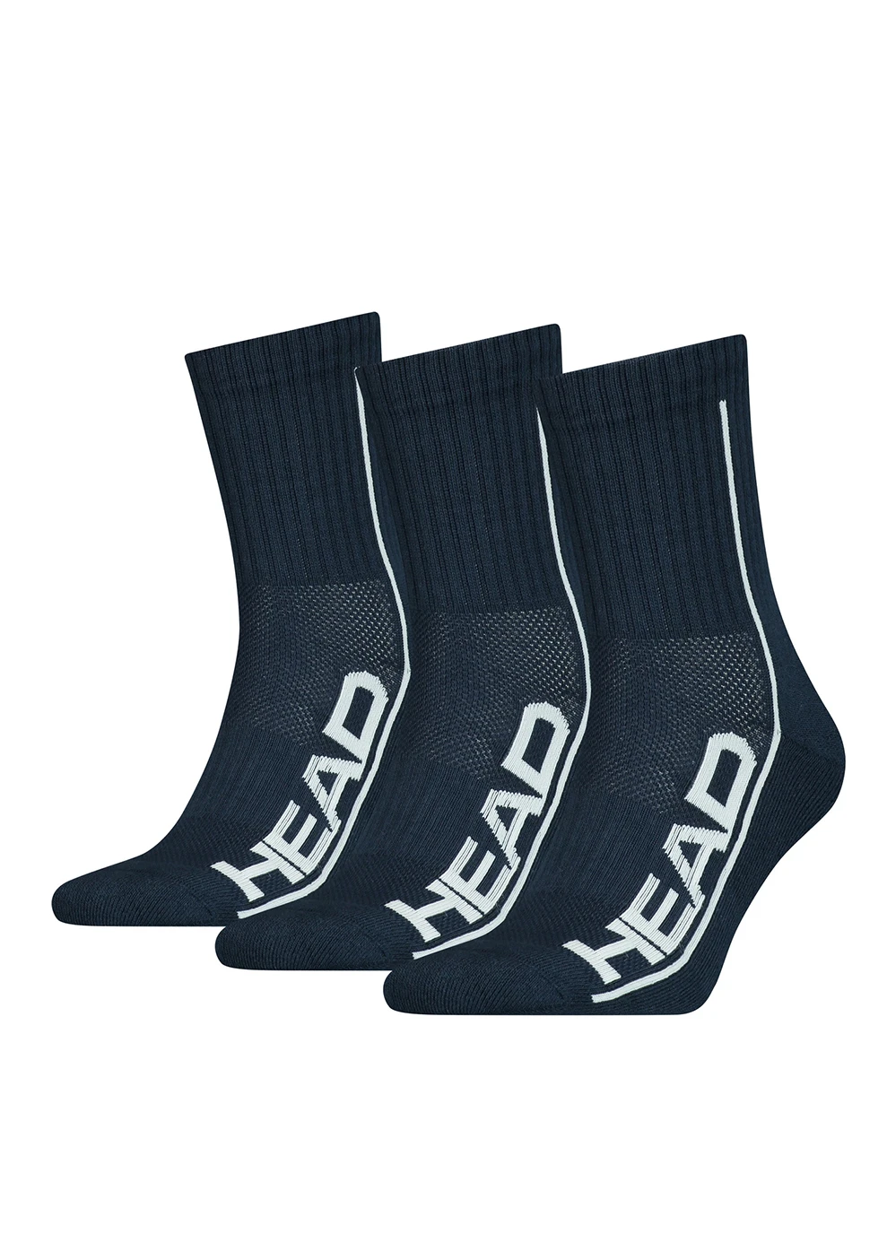 Темно-сині шкарпетки performance short crew 3p unisex темно-синий Head логотипи (260795703)