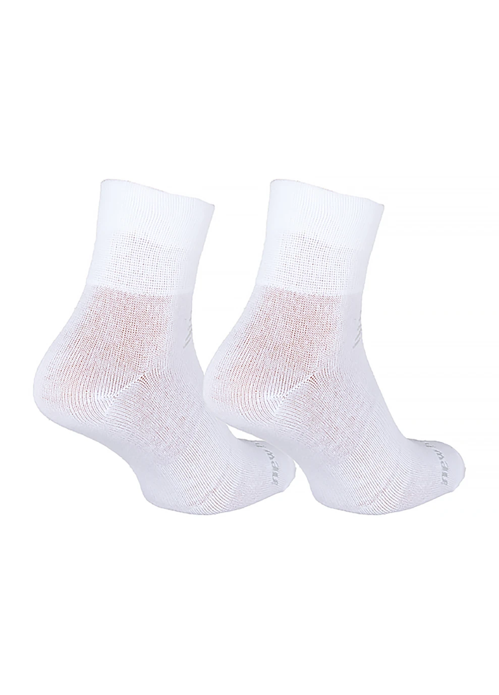 Білі чоловічі шкарпетки prf cotton flat knit ankle 2 pair білий New Balance логотипи (260793737)