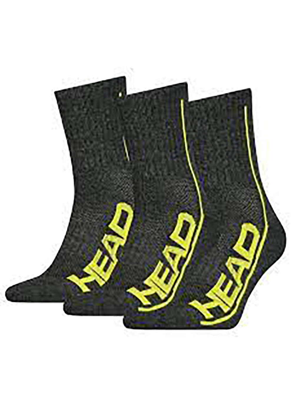 Шкарпетки PERFORMANCE SHORT CREW 3P UNISEX Темно-сірий; Жовтий Head (260659242)