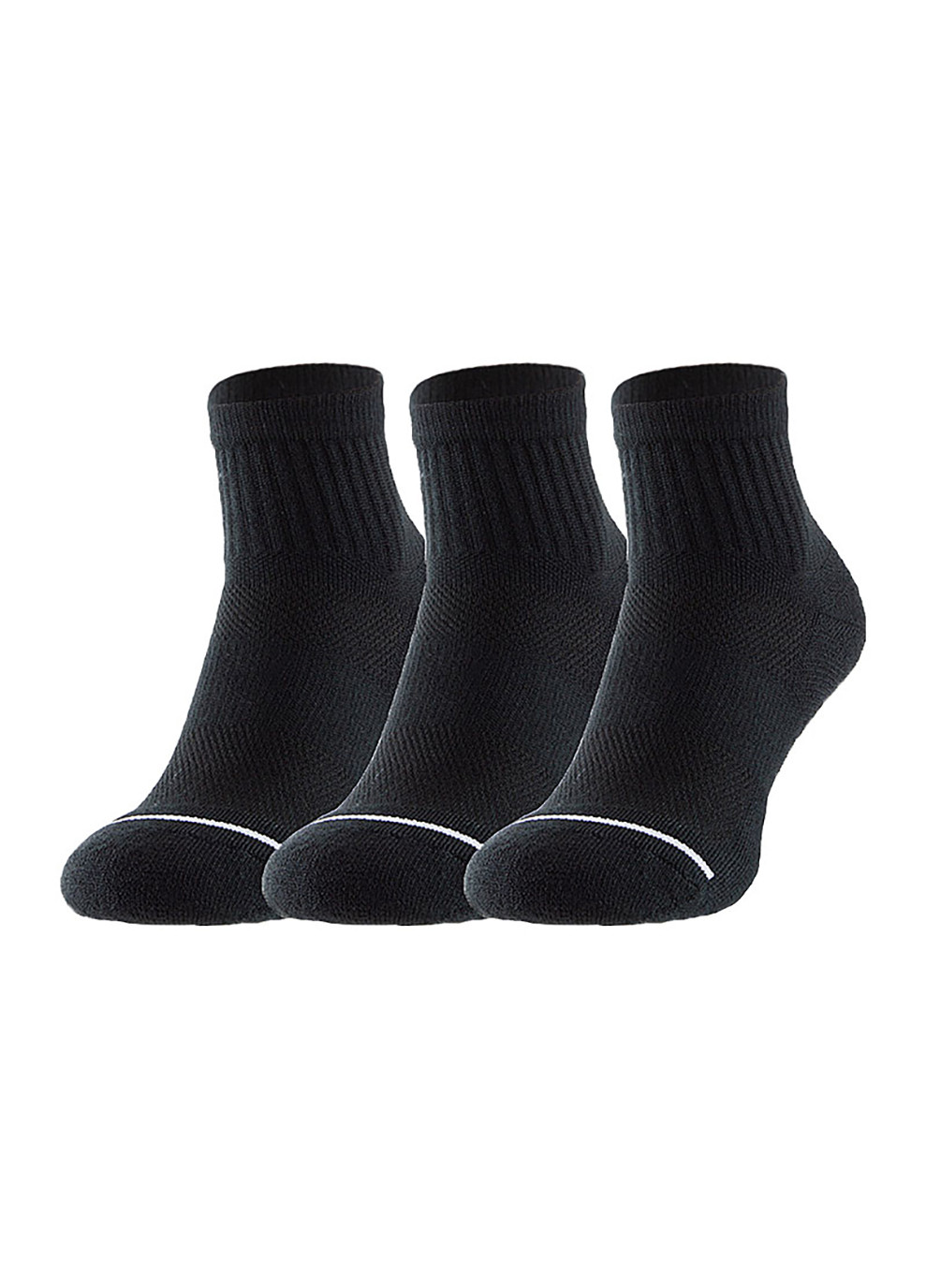 Чоловічі Шкарпетки U J EVERYDAY MAX ANKL 3PR Чорний Jordan (260792385)