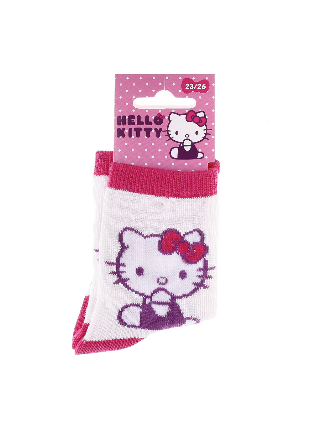 Шкарпетки Dimensional Pose white/magenta Hello Kitty (260796112)