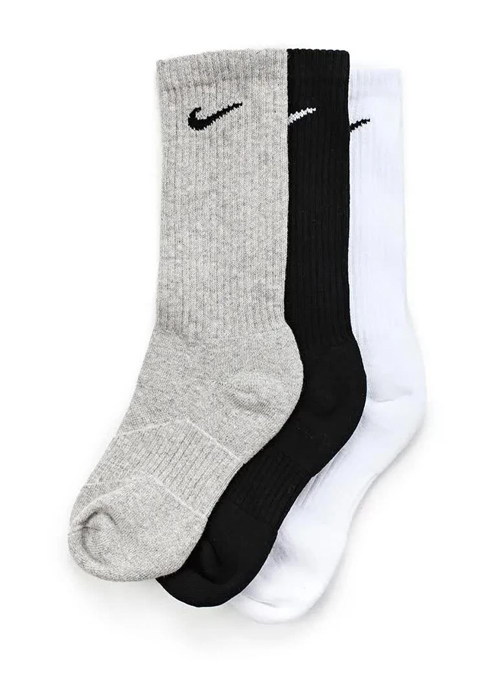 Шкарпетки Cotton Cushion Crew Junior 3-pack black/gray/white Nike (260795936)