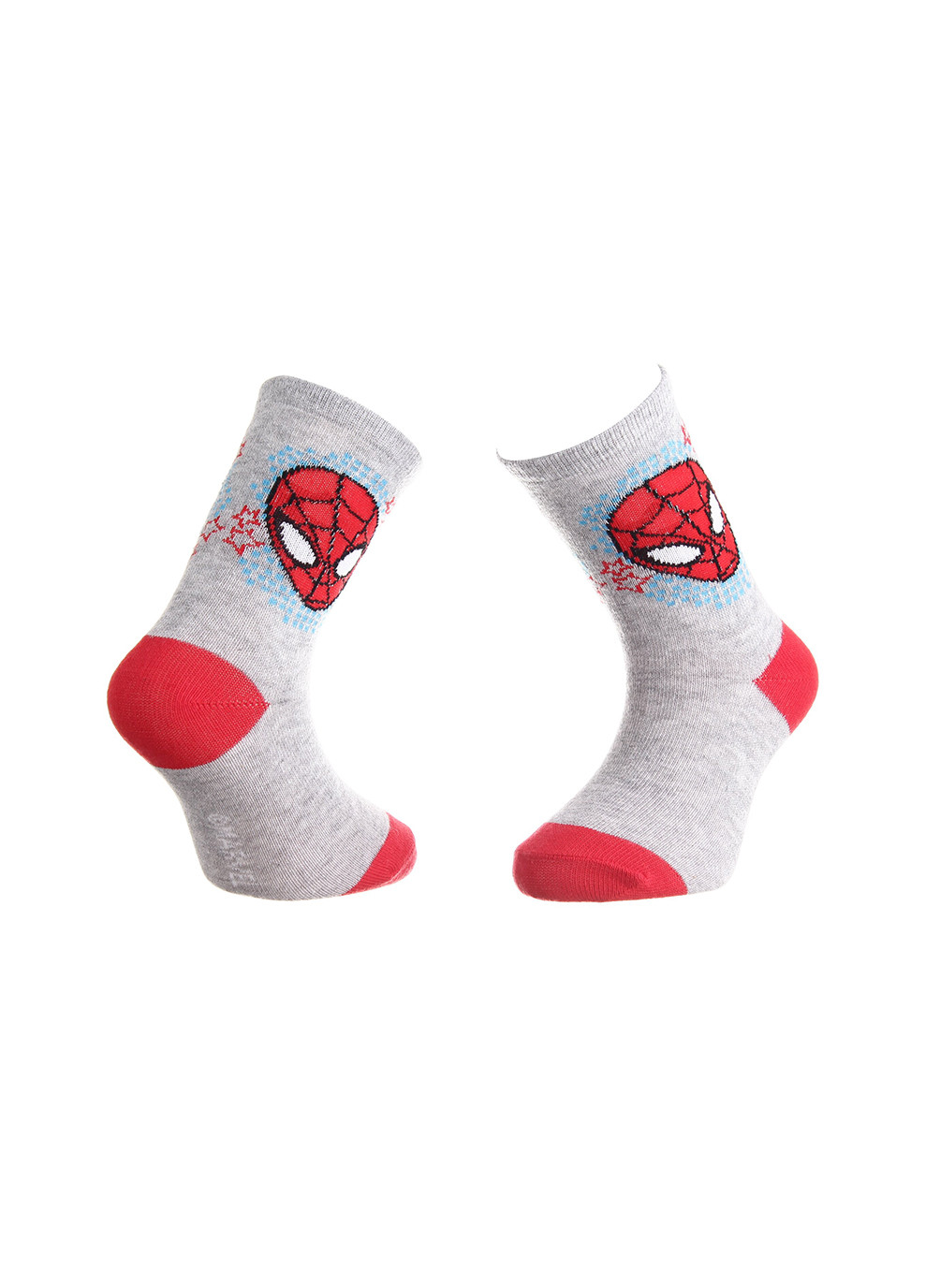 Шкарпетки Spider Man Head Spiderman Stars gray Marvel (260793279)