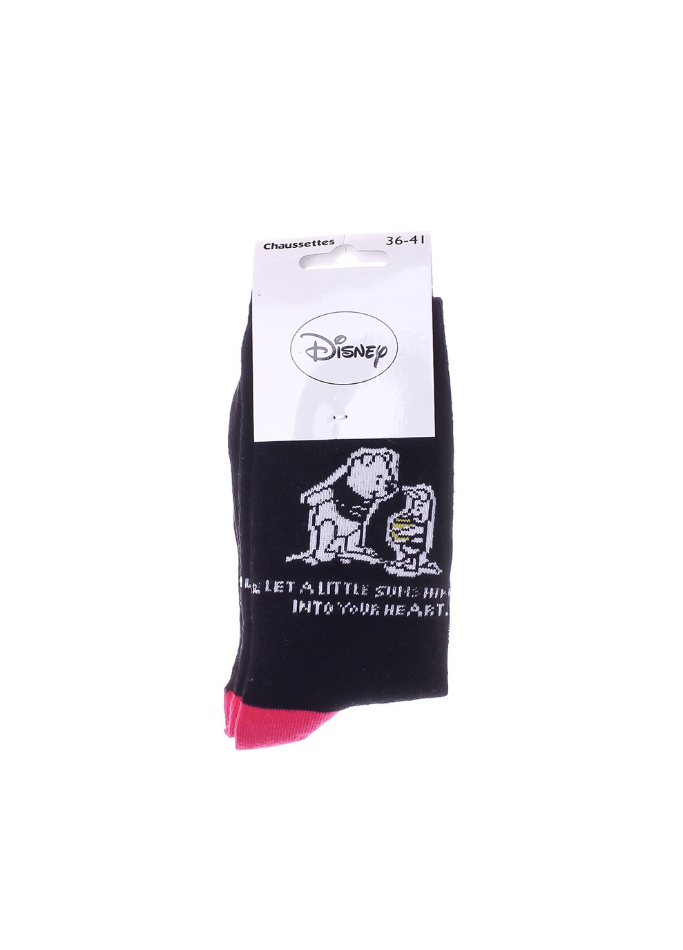 Шкарпетки Winnie L Ourson Winnie Porcinet 1-pack black Disney (260793265)