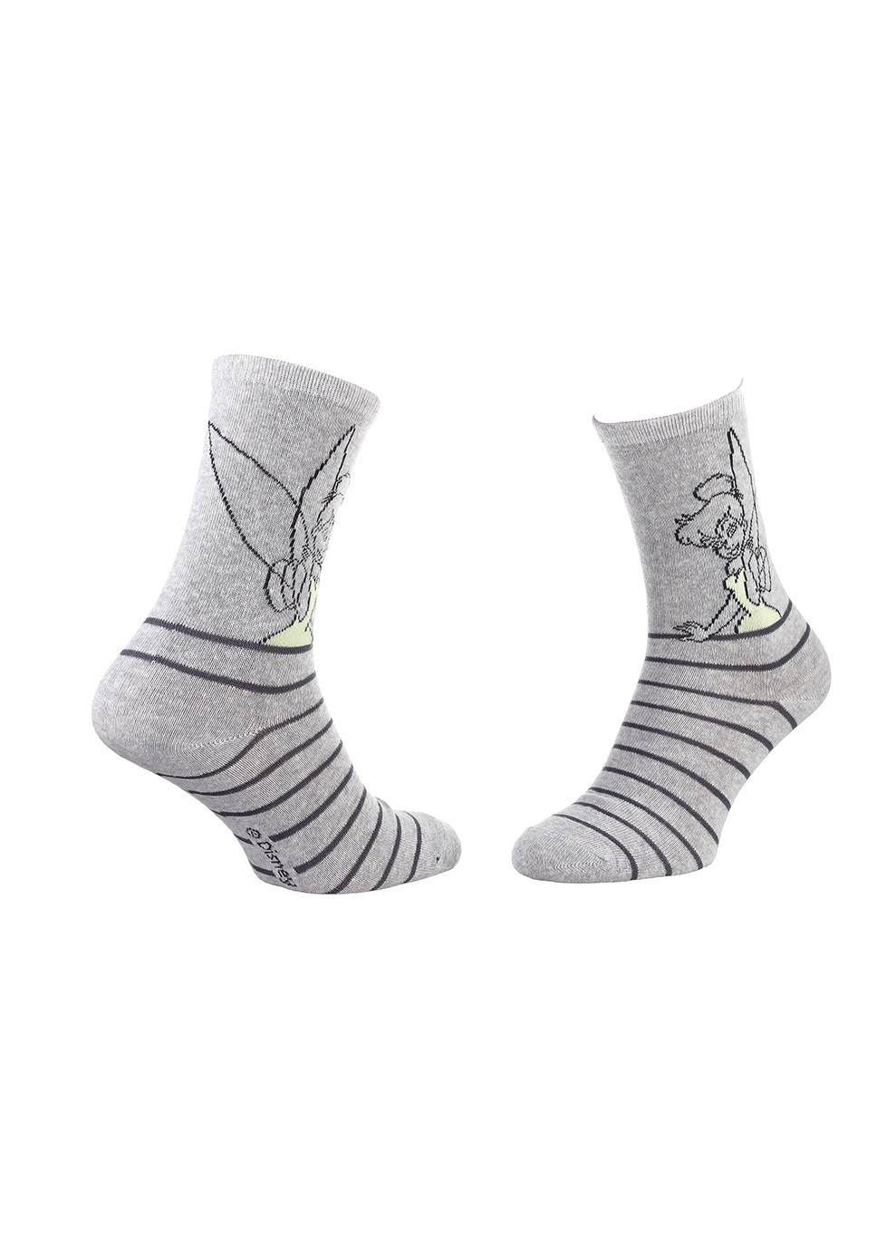 Шкарпетки Fees Bells La Fee Stripes 1-pack gray Disney (260793742)