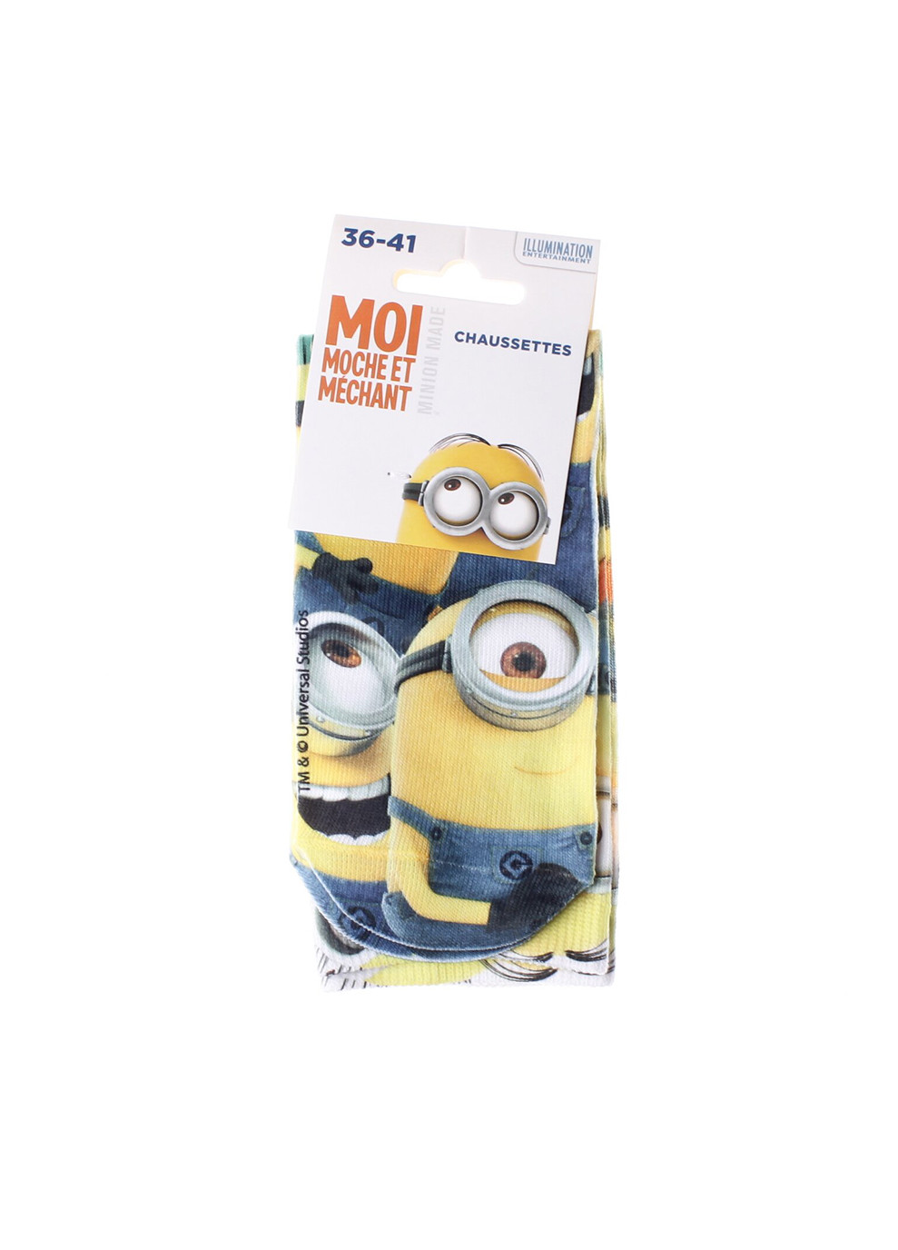 Шкарпетки All Over De 1-pack yellow Minions (260796305)
