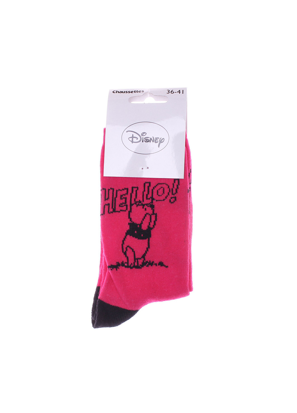 Носки Winnie L Ourson Winnie Hello Total 1-pack pink Disney (260794678)