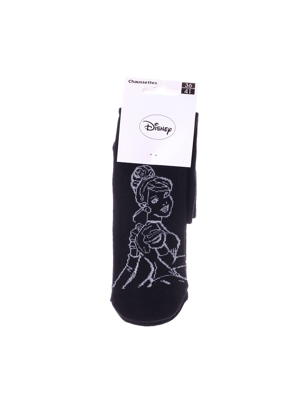 Шкарпетки Princess Cinderella 1-pack black gray Disney (260794184)