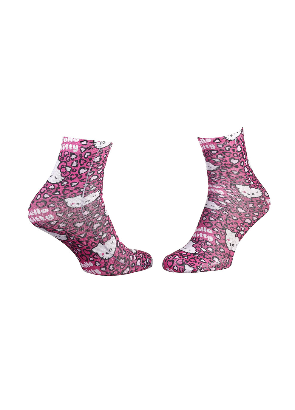 Шкарпетки Hk All Over Coeur 1-pack pink Hello Kitty (260793280)