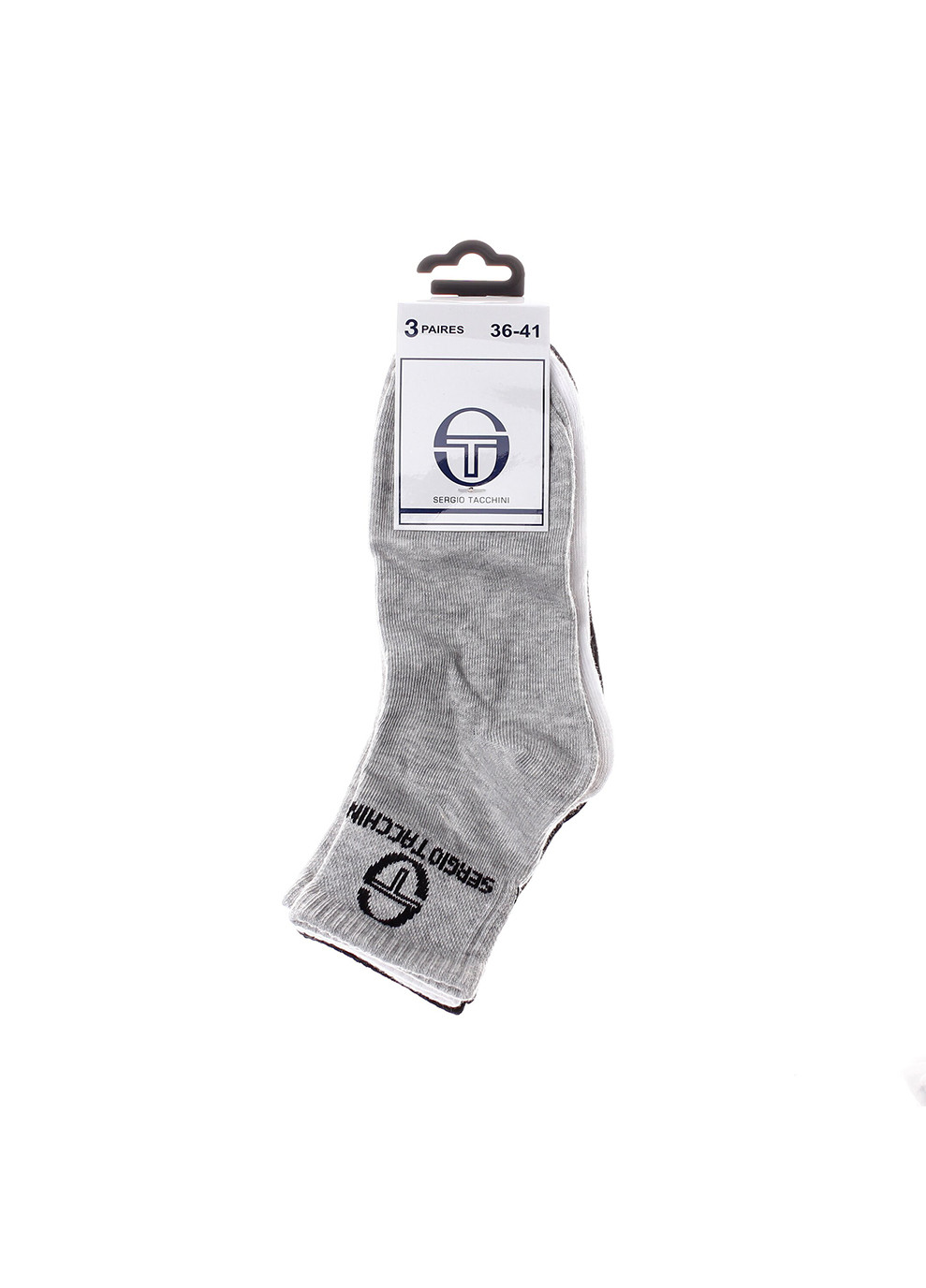 Шкарпетки 3-pack black/gray/white Sergio Tacchini (260792065)