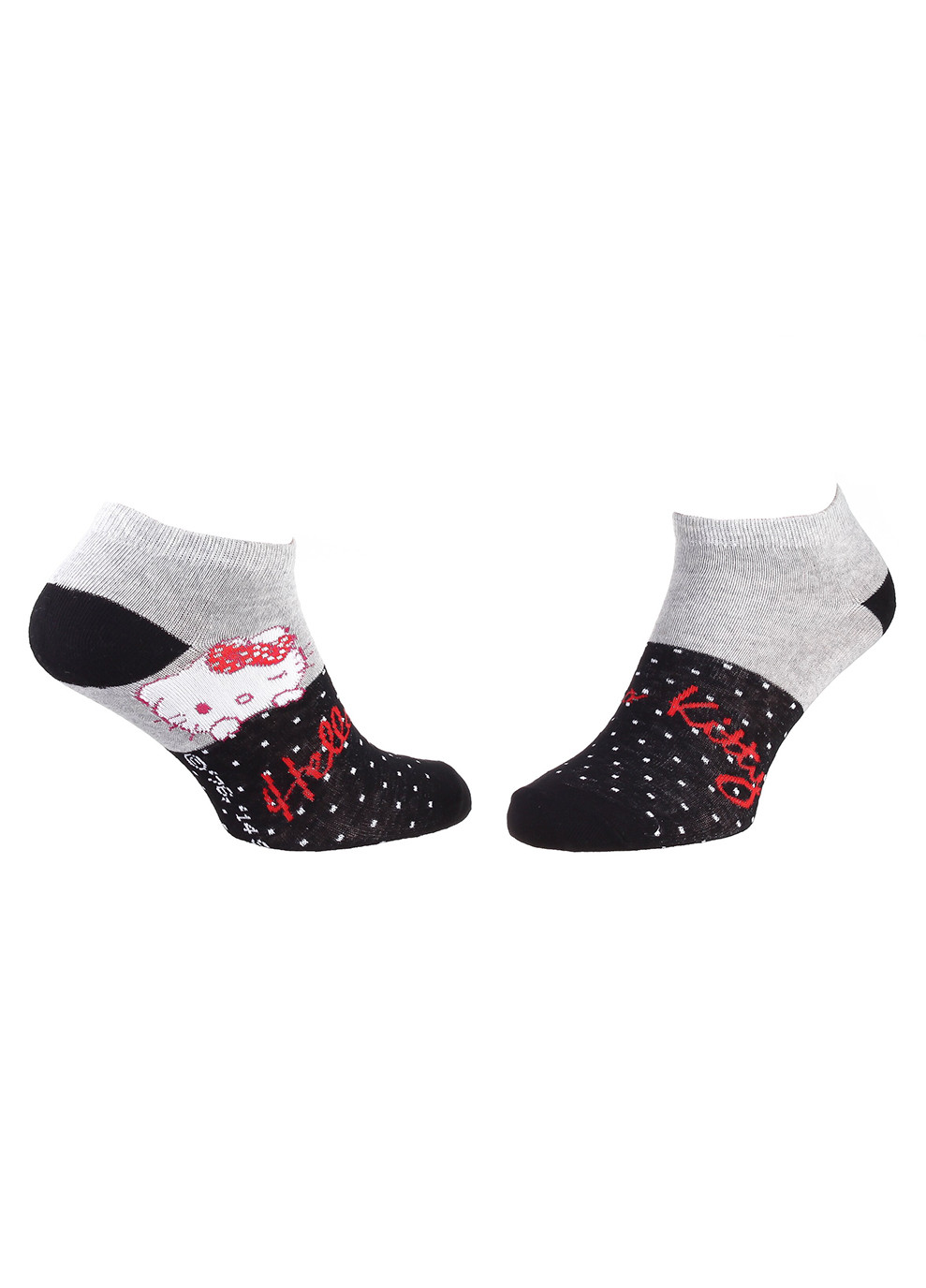 Шкарпетки Tete Hk Pois 1-pack gray/black Hello Kitty (260792814)
