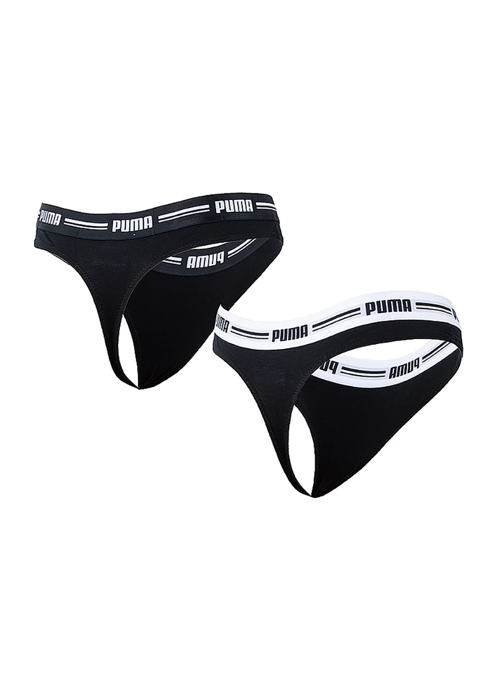 Жіночі Трусики WOMEN STRING 2P PACK Чорний Puma (260794730)