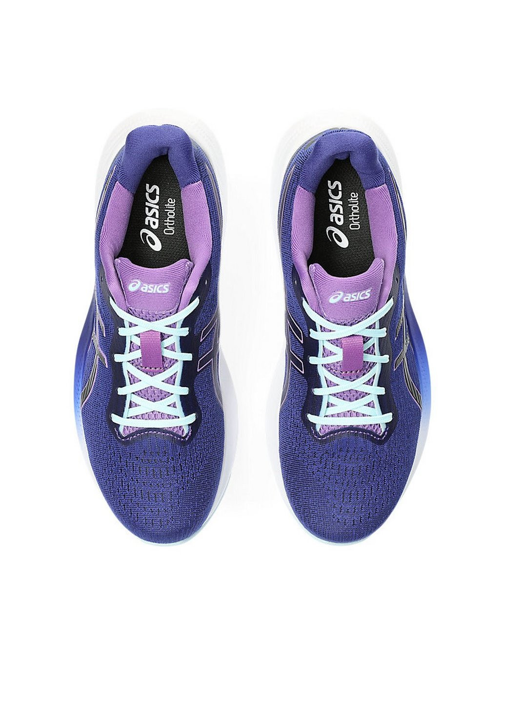 Блакитні осінні жіночі бігові кросівки gel-pulse 14 1012b318-407 Asics