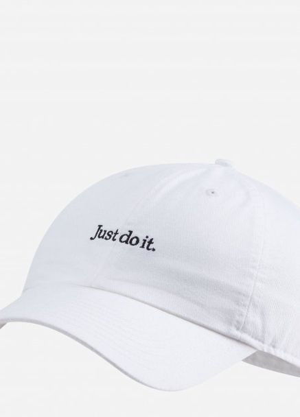 Кепка U NSW H86 CAP JDI WASH CAP білий Unisex MISC Nike (261766149)