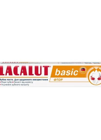 Зубна паста basic фтор, 75 мл Lacalut (260819265)
