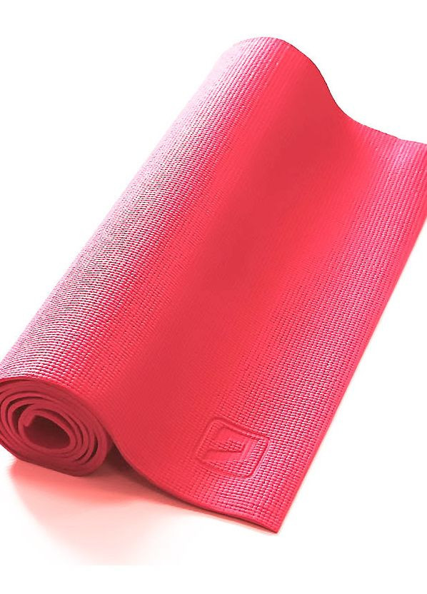 Коврик для йоги PVC YOGA MAT розовий 173x61x0.4см LiveUp (261765937)