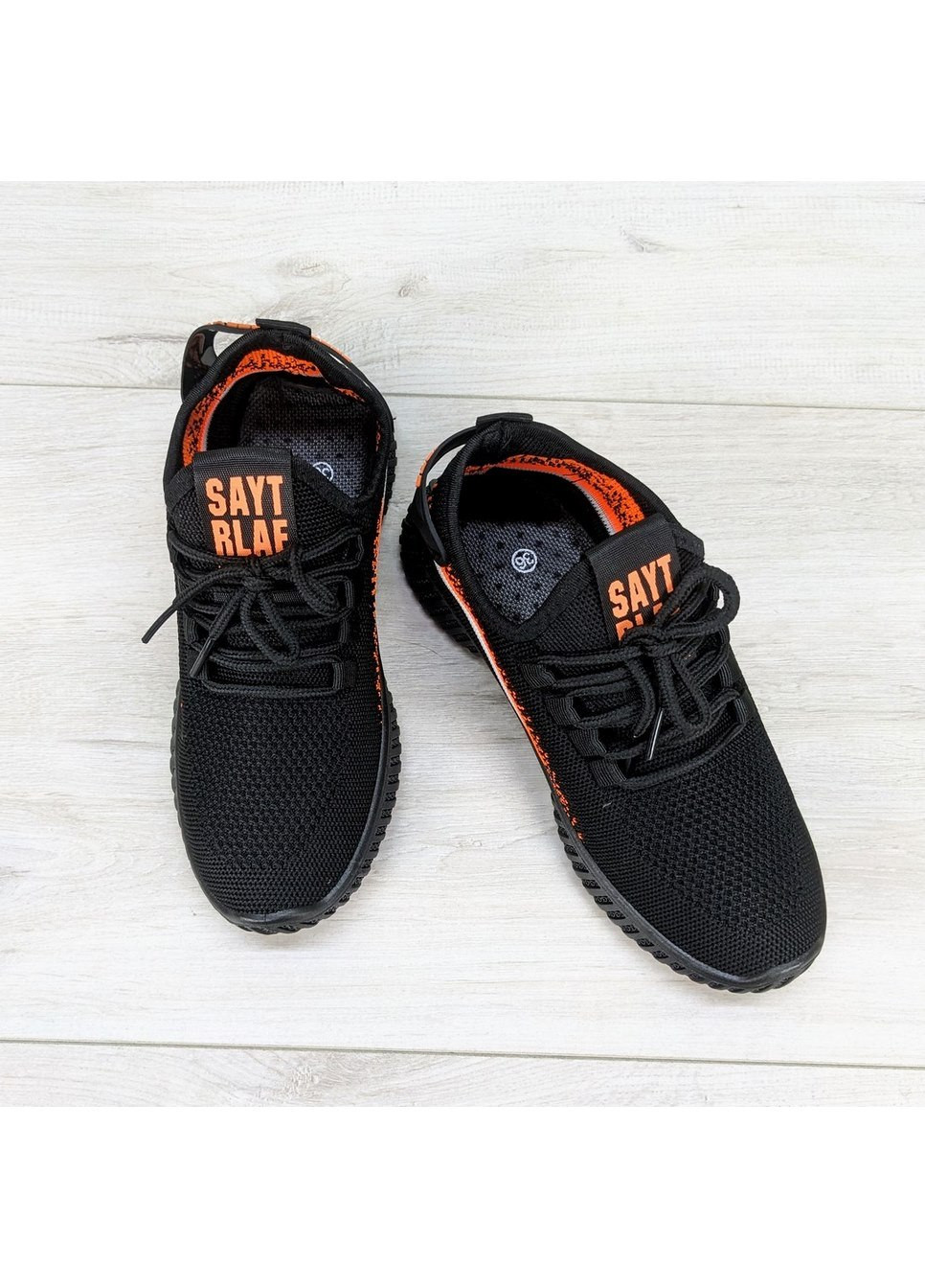 Чорні Осінні підліткові кросівки текстильні FDEK