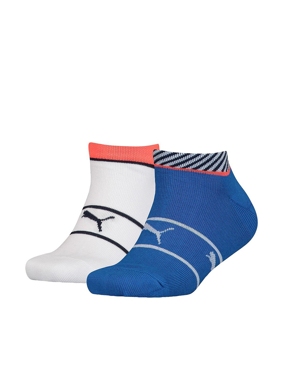Шкарпетки Boys' Sneaker Stripe 2-pack white/blue Puma (260944147)