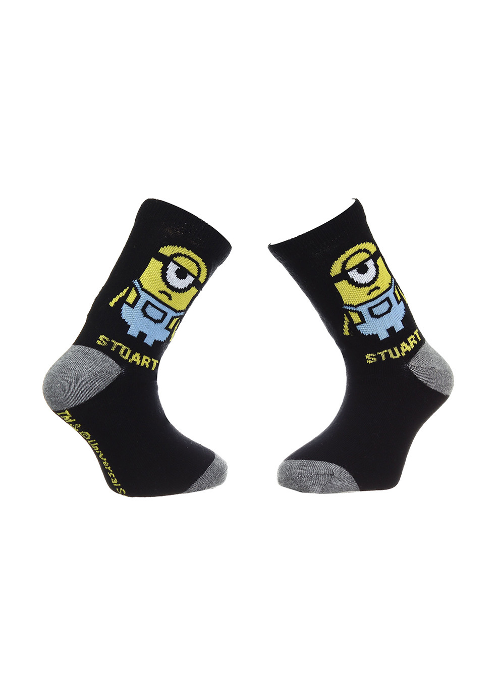 Шкарпетки Stuart black/gray Minions (260943938)