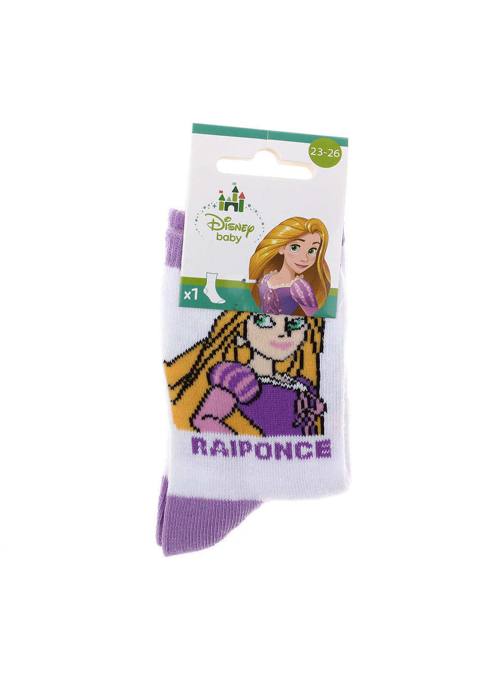 Шкарпетки Princess Raiponce white/purple Disney (260942919)