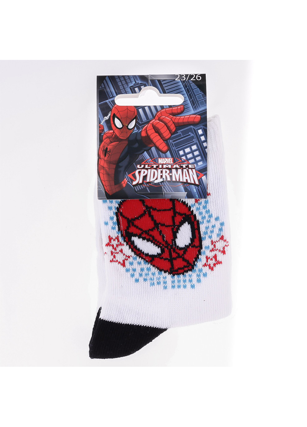 Носки Spider Man Head Spiderman Stars white Marvel (260942937)