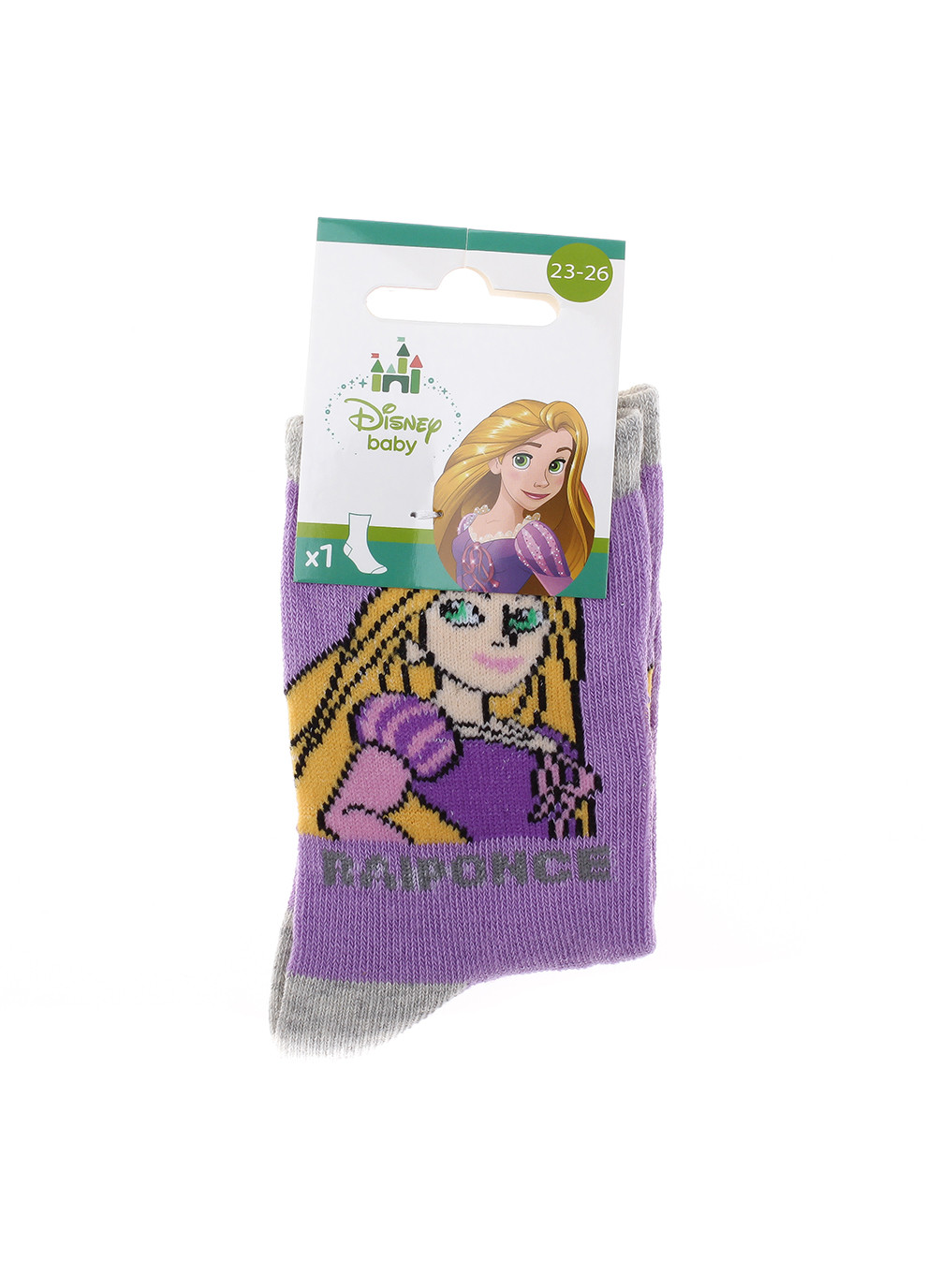 Носки Princess Raiponce gray/purple Disney (260942899)